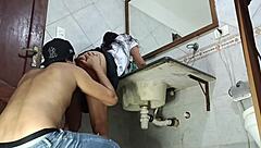 Wild anal sex with amateur couple in cowgirl position