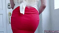 Lesbian milf, I’m getting tribbed and licked hard!