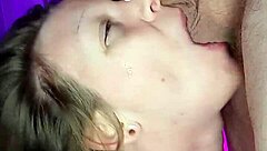 good morning deepthroat and facial with monster cock