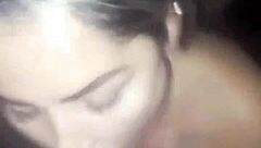 Amateur couple shows off at prime party fucking at home