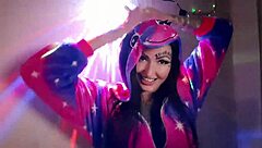 Dominatrix nika in unicorn pajamas will guide your jerk off session today