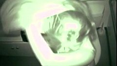 Blonde amateur fingering pussy with dildo in bathroom