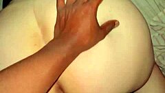 African man fucks pawg's big tits and creampies her wet pussy