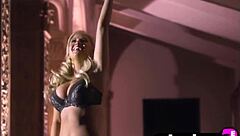 Big boobs blonde milf lindsey gayle evans strips off her lingerie. She exposes her amazing naked body