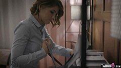 Professor's intriguing project with teen student leads to gaping anal exploration