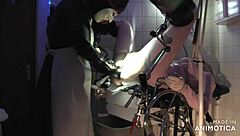 Hardcore nurse Agnes gives extreme anal treatment in part 3