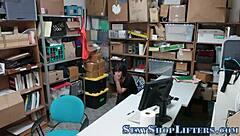 bad teen 18+ thief caught and screwed in wild action