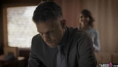 Professor's intriguing project with teen student leads to gaping anal exploration