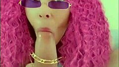 19-year-old Colombian amateur sucks a big dick in snapchat video