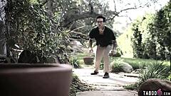 Perverted Neighbor Blackmails Hot Teen Into Passionate Sex