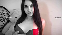 young blonde amateur with older man outdoors