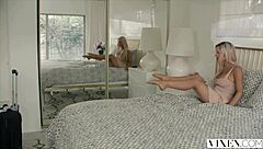 Vixen Tasha Reign has intense sex with a friend in doggystyle and blowjob