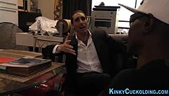 Why does the babe love cuckolding facials in threesomes?