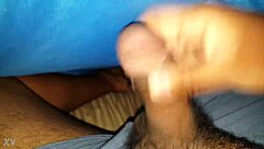 brown dick masturbation, stroking it hard