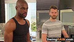 Stunning Chicks Banged in Reality Show Group Action