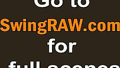 Stunning Chicks Banged in Reality Show Group Action