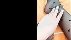 Foot Massage in Tight Leggings by DepravedMinx