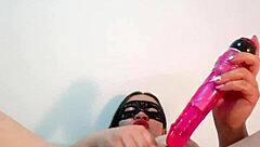 Slutty Stepsister Sends Giant Cameltoe Toy Video, Begs For Fucking