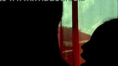 shadowy couple shares an intimate blowjob moment