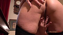 Date Night With Busty Wife Laya In Stockings And Lingerie