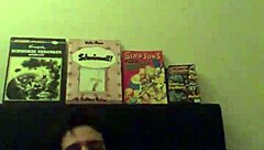 Intense hardcore masturbation session on bed