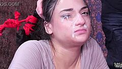 violet sky drenched in cum