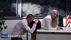 i lost control with my bratty teen elsa jean and old professor mark wood in doggystyle