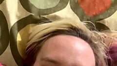 Jenn gets covered in cum from monster cock