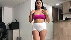 Beautiful latina babe teaches her best friend how to fuck passionately