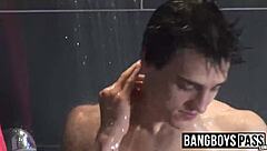 Cute Twinks Feel Intense Pleasure in Shower