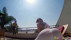 big booty teen slut gets railed outdoors 😏 hardcore fun