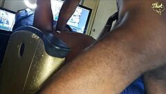 homemade ebony milf shows off her ass and pussy in scene 4