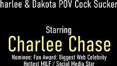 double blowjob with dakota charms and cougar charlee chase, can you handle this?