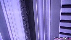 Suspended step sister gets her ass fucked by a pervert