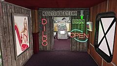 why is this brunette anime girl in perverted sporty fashion for fo4 game?