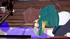Can Kazuma Handle This Yaoi Blowjob And Creampie In Konosuba?