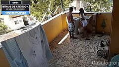 Stepdaughter Caught Washing Clothes, Forced to Suck and Fuck Doggy!