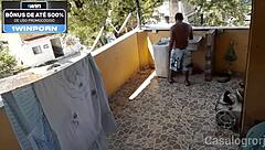 Stepdaughter Caught Washing Clothes, Forced to Suck and Fuck Doggy!