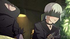 Cartoon androids get naughty in doggystyle