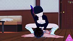 Tanjiro and Kanao from Demon Slayer engage in explicit sexual acts in uncensored Koikatsu gameplay