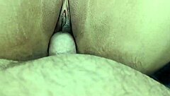 Closeup desi pussy gets quick fuck and creampie