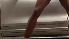 Spying On Gay Cock In Gym Garage