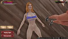 Ethan and Olwen's wrestling and doggystyle adventure in 3D