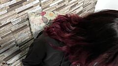 Stepsister's Deepthroat Blowjob Recorded! Cumshot Included!