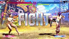 Street fighter 6 nude mods feature cammy, chun li, juri fighting.