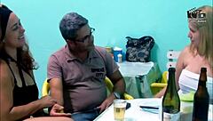 did the sluts fuck friends in the bar orgy?