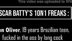 Brazilian Cutie Fran Oliver Takes Long Cock Anal with Dirty Talk