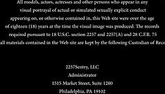 A teen bdsm slut gets her ass and pussy toyed roughly