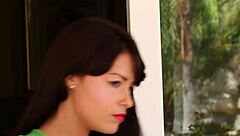 Adorable teen pornstar gives hardcore blowjob to big cock