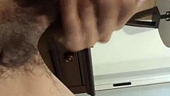 Amateur's at-home self-pleasure session